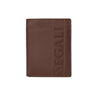 Men's leather wallet SEGALI 19053 tan - Wallet