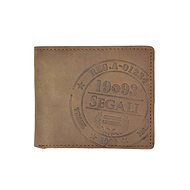 Men's leather wallet SEGALI 614827 A brown - Wallet