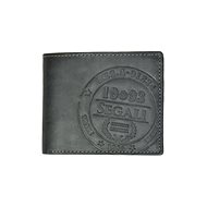 Men's leather wallet SEGALI 614827 A black - Wallet