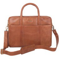Men's leather bag SEGALI 7009 cognac - Laptop Bag