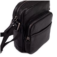 Shoulder bag leather SEGALI 29413 black - Shoulder Bag