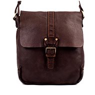 Shoulder bag leather SEGALI 29394 brown - Shoulder Bag