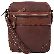 Shoulder bag leather SEGALI 25577 brown - Shoulder Bag