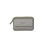 Leather key ring SEGALI 7483 A taupe - Wallet