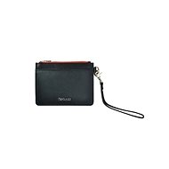 Leather key ring SEGALI 7290 A black - Wallet