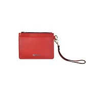 Leather key ring SEGALI 7290 A red - Wallet