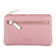 Leather key ring SEGALI 7291 A cameo rose - Wallet