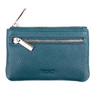 Leather key ring SEGALI 7291 A blue - Wallet