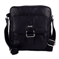 Men's leather bag Segali 3289 black - Shoulder Bag