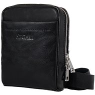 Men's leather bag Segali 2012 black - Shoulder Bag