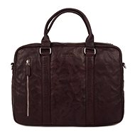 Men's leather bag SEGALI 7382 brown - Laptop Bag