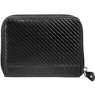 Bugatti Comet Leather zippered, black - Wallet