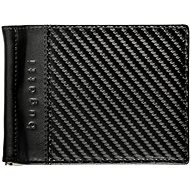 Bugatti Comet Leather pocketless change bag, black - Wallet