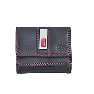 Old River Women's wallet small Schwarz/Rot - Wallet