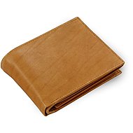 Arwel Malachi men's light brown leather wallet - Wallet