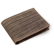 Arwel Andre brown bamboo leather men's wallet - Wallet
