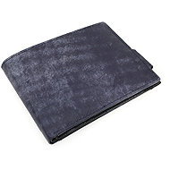 Arwel Andre men's blue jeans leather wallet - Wallet