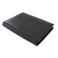 Arwel Tilemahos large black document wallet with internal clasp - Wallet