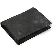 Arwel Raffael black leather Jeans - Wallet
