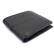 Arwel Germund black/blue leather wallet - Wallet
