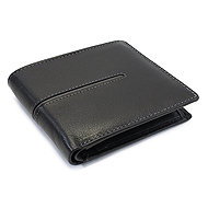 Arwel Germund black/grey leather wallet - Wallet
