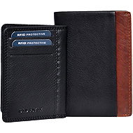 Old River Wallet with detachable document case black and brown - Wallet