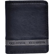 Old River Wallet portrait format, black and grey - Wallet
