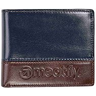 Meatfly Eddie Premium, navy/brown - Wallet