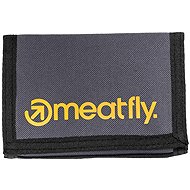 Meatfly Huey, dark grey/gold - Wallet