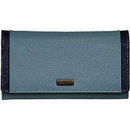 Bugatti Sina long Wallet with flap, denim - Wallet