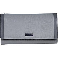 Bugatti Sina long Wallet with flap, light grey - Wallet