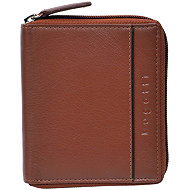 Bugatti Upright wallet with zipper cognac - Wallet