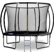 G21 SpaceJump, 305 cm, black, with safety net + free steps - Trampoline