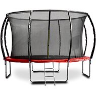 G21 SpaceJump, 366 cm, red, with safety net + free steps - Trampoline