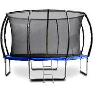 G21 SpaceJump, 366 cm, blue, with safety net + free steps - Trampoline