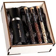 . pepper field Set of tubes with black grinder in gift box (3x10g) - Gift Set