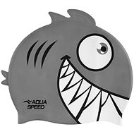 Aqua-Speed Kids swimming cap Pirana - grey - Bathing Cap