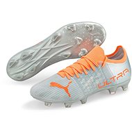 PUMA_ULTRA 3.4 FG/AG silver/orange - Football Boots