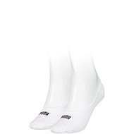 PUMA WOMEN MESH FOOTIE 2P, white, size 39 - 42 - Socks