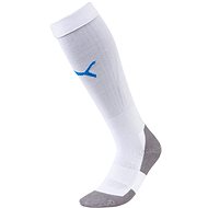Puma Team LIGA Socks CORE, white/blue, size 43 - 46 - Football Stockings