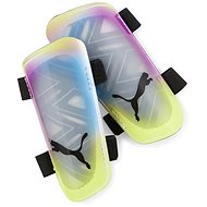 Puma ULTRA Light Strap White-Black, sized 1.5 mm. XXS - Football Shin Guards