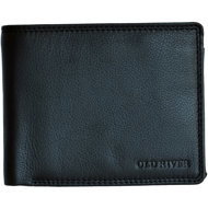 Old River wallet with zipper for RFID notes black - Wallet