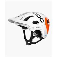 POC Tectal Race SPIN NFC Hydrogen White/Fluorescent Orange AVIP M-L/55-58 (M-L) - Bike Helmet