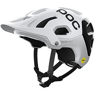 POC Helmet Tectal Race MIPS Hydrogen White/Uranium Black LRG - Bike Helmet