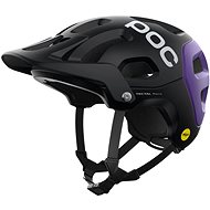 POC Helmet Tectal Race MIPS Uranium Black/Sapphire Purple Metallic/Matt MED - Bike Helmet