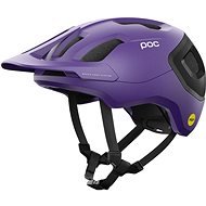 POC Axion Race MIPS Sisak Sapphire Purple/Uranium Black Metallic/Matt SML - Kerékpáros sisak
