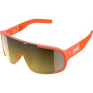 POC Aspire Fluo. Orange Translucent/Clarity Road/Partly Sunny Gold One - Cycling Glasses