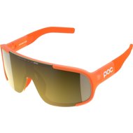 POC Aspire Mid Fluo. Orange Translucent/Clarity Road/Partly Sunny Gold One - Cycling Glasses