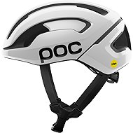 POC Omne Air MIPS Hydrogen White/Uranium Black Matt w. LRG logo - Bike Helmet