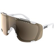 POC Devour Hydrogen White/Clarity Trail /Partly Sunny Silver One - Cycling Glasses